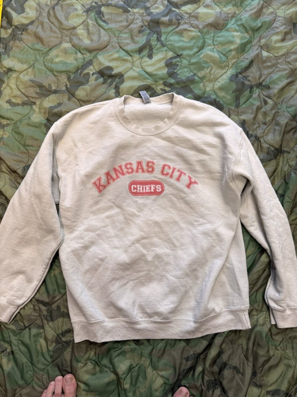 Kansas City Chiefs Karma 87 Sweatshirt Cream
